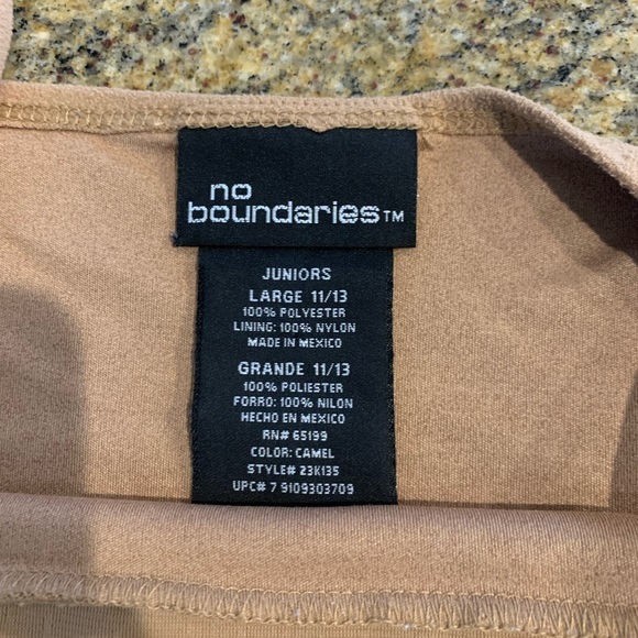 Y2K Asymmetrical Tank Top Butterfly Camel Color Size Large - Picture 4 of 8